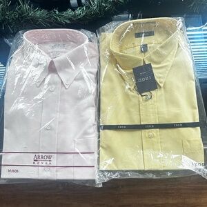 Dress Shirt long sleeve Izod, Arrow Dover (2 pcs)